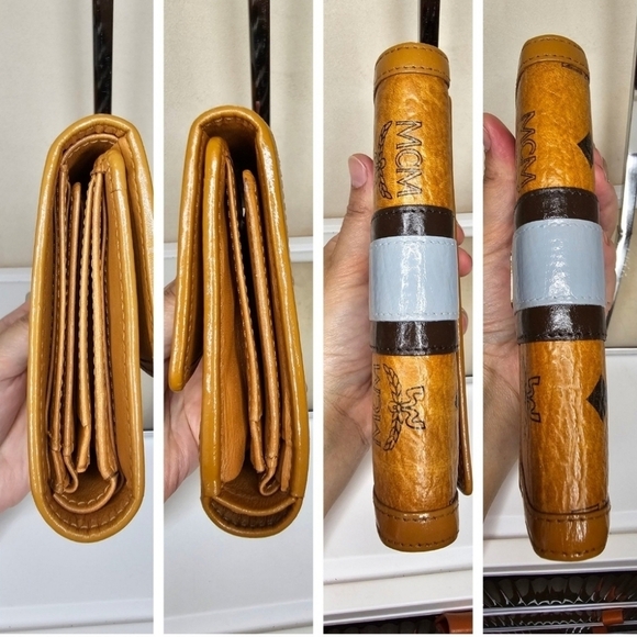 ✨️🩵 MCM Trifold Wallet, Authentic 🩵 ✨️ - Picture 6 of 10